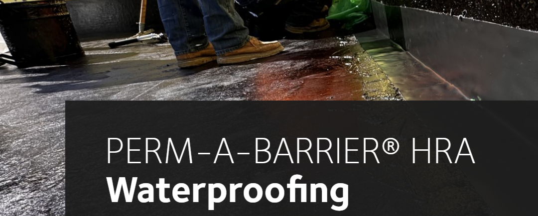 GCP waterproofing - new HRA Perm-A-Barrier membrane